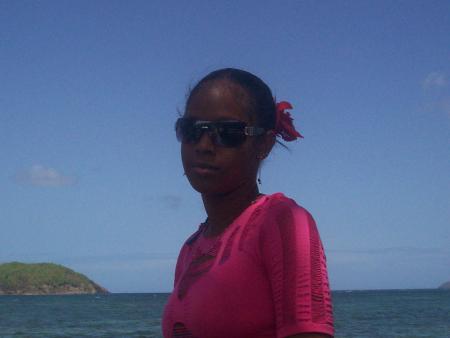 lauriane  a la playa